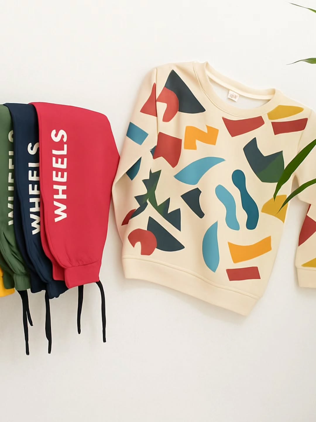 بلوز و شلوار پسرانه شلوار رنگبندی جنس دورس دو نخ