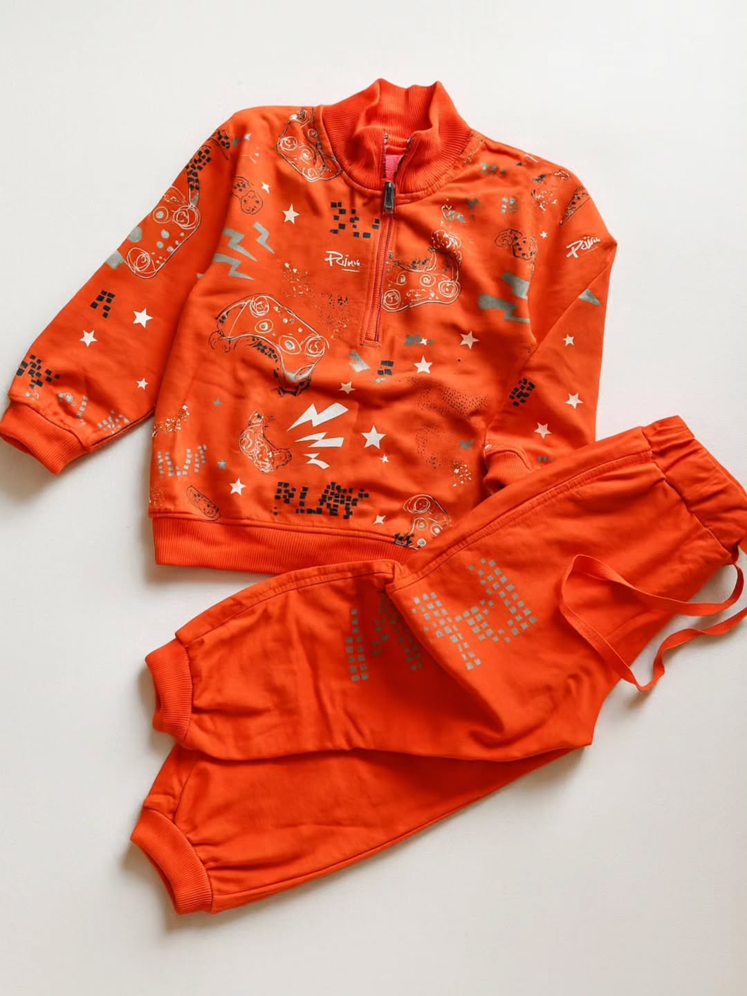 ست بلوز و شلوار پسرانه طرح دسته پی اس جنس دورس دو نخ