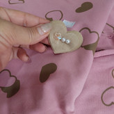 بلوز دخترانه طرح قلب