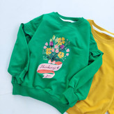 بلوز دخترانه طرح گل