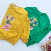 بلوز دخترانه طرح گل