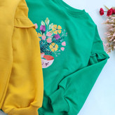 بلوز دخترانه طرح گل