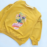 بلوز دخترانه طرح گل