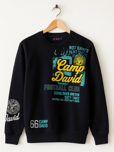 بلوز مشکی پسرانه آستین فینگردار